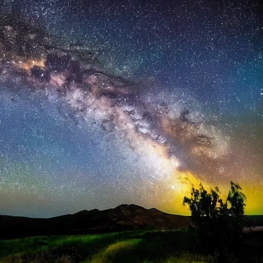 Image similar to beautiful photo of milkyway in the night sky