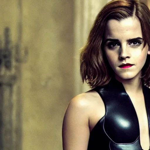 Image similar to Emma Watson as catwoman