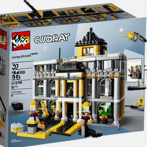 Image similar to mar - a - lago fbi raid lego set