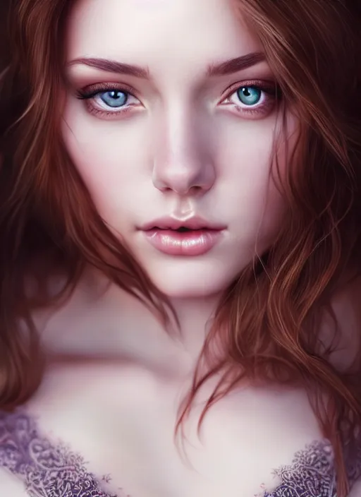 Image similar to a gorgeous scottish female photo, professionally retouched, soft lighting, realistic, smooth face, full body shot, torso, dress, perfect eyes, sharp focus on eyes, 8 k, high definition, insanely detailed, intricate, elegant, art by artgerm and jason chan