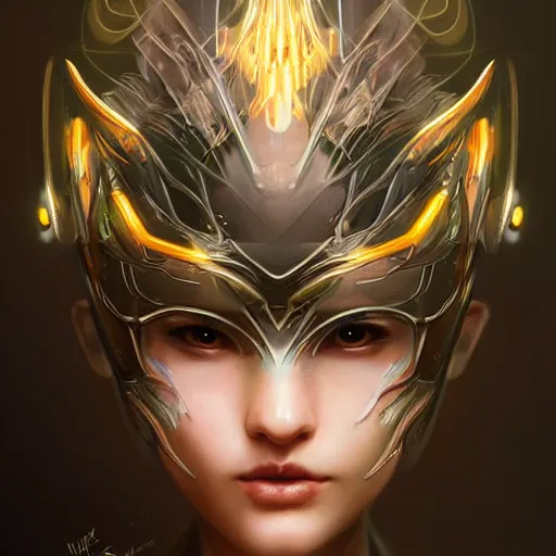 Prompt: a beautiful girl wearing a cyberkinetic mask, digital art, 8 k resolution, highly detailed, artstation, pretty face, very beautiful face, very detailed eyes, by rossdraws, tom bagshaw, greg rutkowski, ferdinand knab