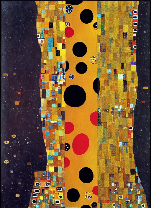 Prompt: portrait of donald trump by gustav klimt