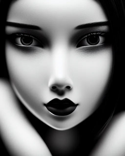 Image similar to black and white dreamy young beautiful female artificial intelligence, cinematic, rim light, bokeh, photo - realistic, elegant, high detail, 8 k, masterpiece, photo taken in 1 9 3 0