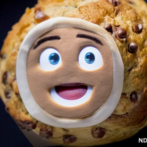 Image similar to photo of elon musk in a muffin costume, highly detailed, extremely high quality, hd, 4 k, 8 k, professional photographer, 4 0 mp, lifelike, top - rated, award winning, cinematic, realistic, detailed lighting, detailed shadows, sharp, no blur, edited, corrected, trending