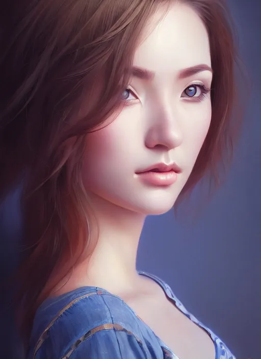 Image similar to photo of a gorgeous young woman in the style of stefan kostic, realistic, sharp focus, 8k high definition, insanely detailed, intricate, elegant, art by stanley lau and artgerm