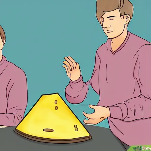 Prompt: wikihow tutorial on how to summon cheese demons