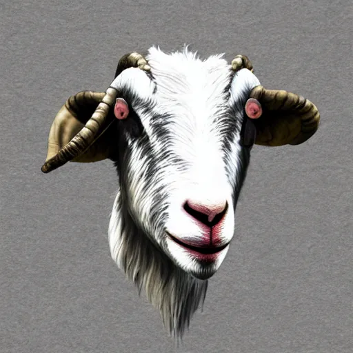 Image similar to heavy metal goat