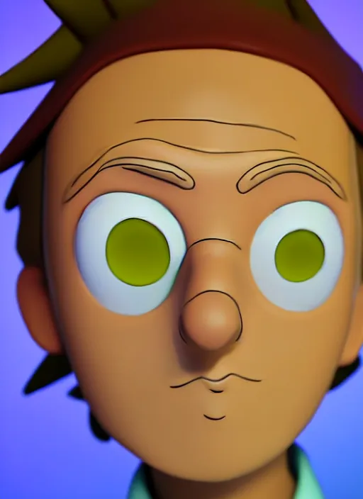 Image similar to teenage morty from rick and morty closeup photograph dslr photorealistic, studio lighting, ektachrome, detailed, intricate, face detail