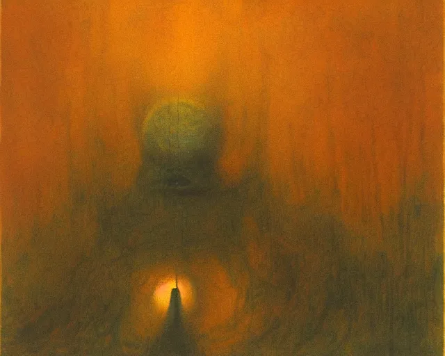 Image similar to by francis bacon, beksinski, mystical redscale photography evocative. azathoth the crawling chaos