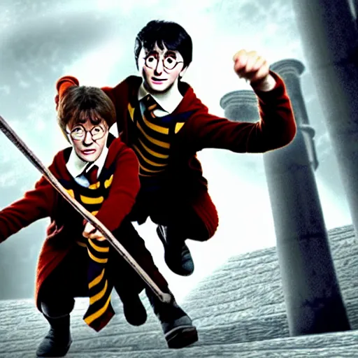 Prompt: harry potter, hayao miyazaki