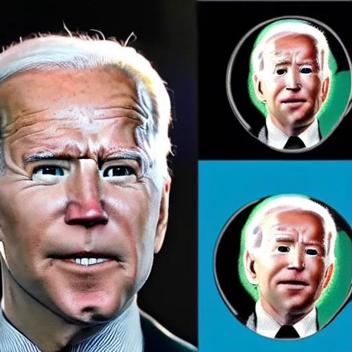 Prompt: extra terrestrial joe biden