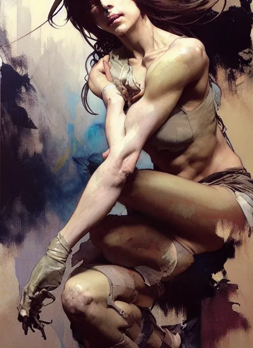 Image similar to beautiful neutral earth toned palette knife painting artwork by yoji shinkawa jeremy mann, dancer, charlie bowater and magali villeneuve and alphonse mucha, gaston bussiere, craig mullins, j. c. leyendecker, by artgerm