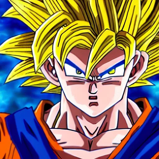 Prompt: photorealistic version of goku from dragonball z