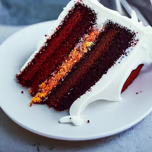 Prompt: high resolution photo of candy cake, michelin star, very tasty, food photography, instagram, trending