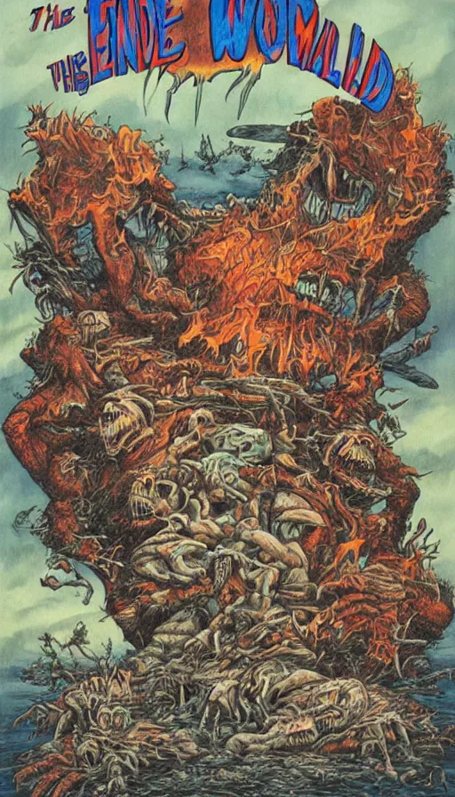 Prompt: the end of the world, by ed roth