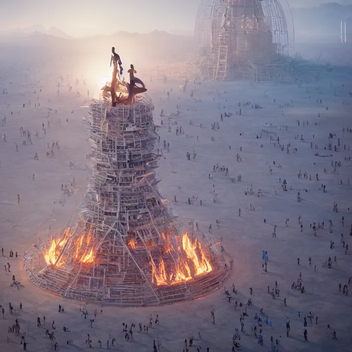 Image similar to BURNING MAN. Charlize Theron. intricate artwork. by Tooth Wu, wlop, beeple, dan mumford. octane render, trending on artstation, greg rutkowski very coherent symmetrical artwork. cinematic, hyper realism, high detail, octane render, 8k, iridescent accents