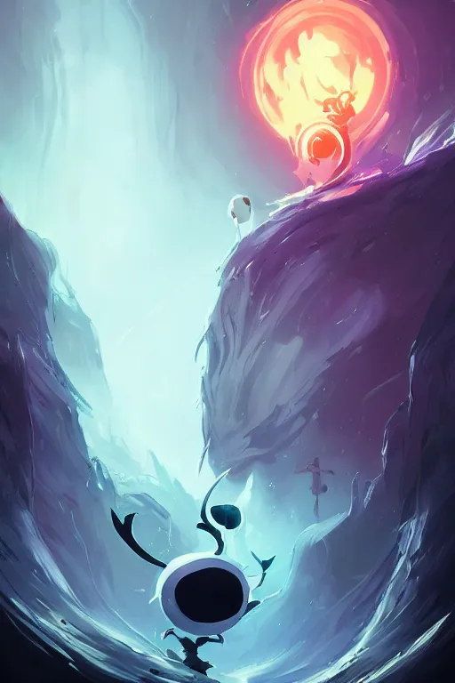 Prompt: hollow knight arcane magic digital painting bioluminance alena aenami artworks in 4 k design by lois van baarle by sung choi by john kirby artgerm and greg rutkowski and magali villeneuve mage fighter assassin