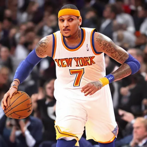 Prompt: carmelo anthony nenderoid