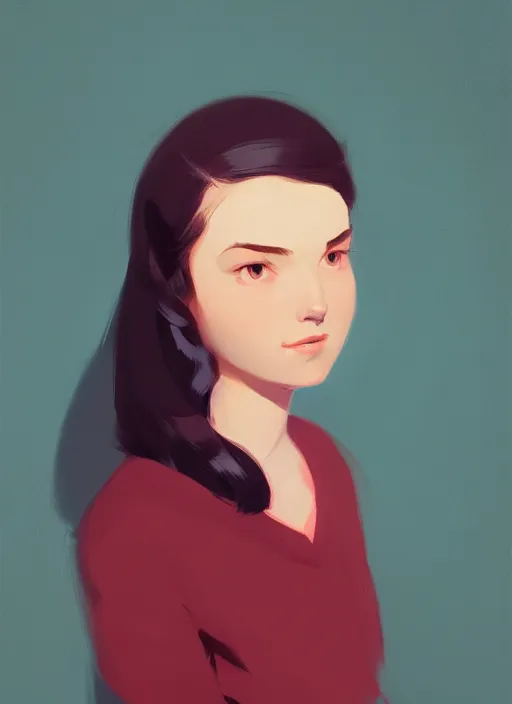 Image similar to a portrait of a pretty young lady by atey ghailan