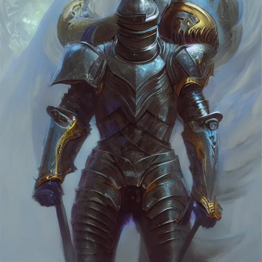 Image similar to the void knight as a realistic fantasy knight, closeup portrait art by donato giancola and greg rutkowski, digital art, trending on artstation, symmetry!!