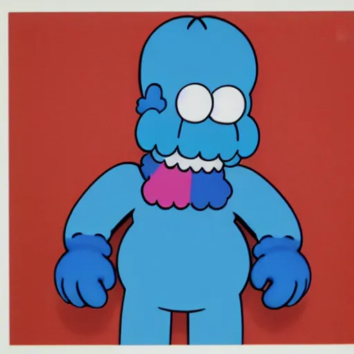 Image similar to kaws kimpsons