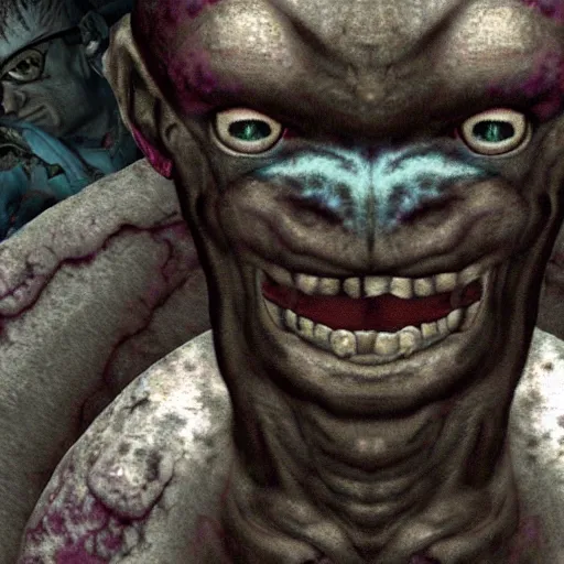 prompthunt: Ao Oni in Fallout 3, gameplay, screenshot