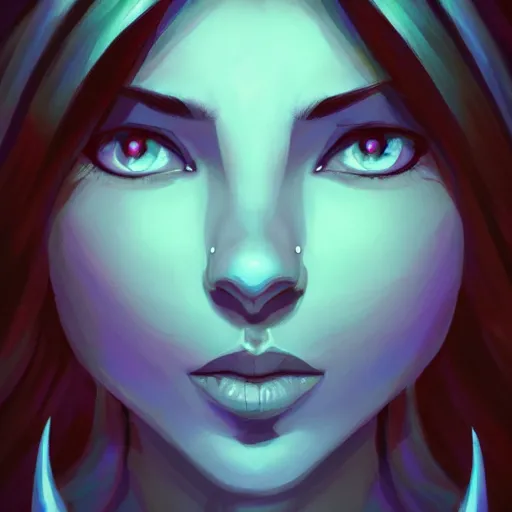 Image similar to portrait of shiva, blue skin, powerful and majestic look, mattepainting concept blizzard pixar maya engine on stylized background splash comics global illumination lighting artstation, sharp focus, lois van baarle, ilya kuvshinov, rossdraws