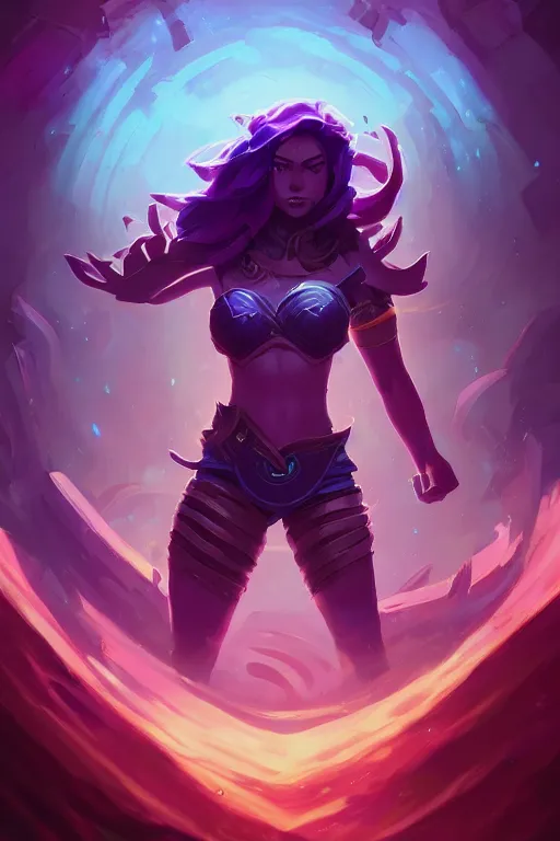 Illaoi  League of legends characters, League of legends,  art