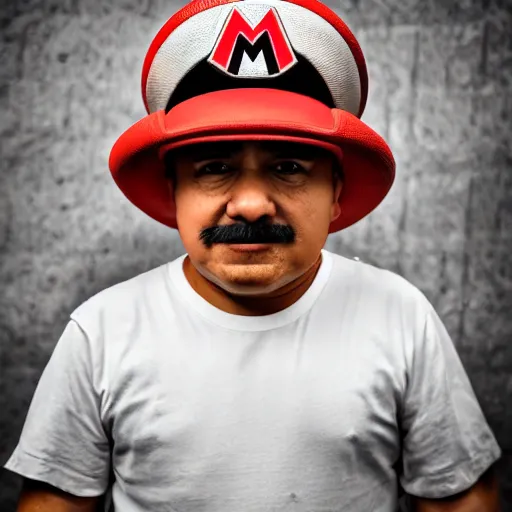 Image similar to Mario, XF IQ4, 150MP, 50mm, f/1.4, ISO 200, 1/160s, natural light, Adobe Photoshop, Adobe Lightroom, DxO Photolab, Corel PaintShop Pro, rule of thirds, symmetrical balance, depth layering, polarizing filter, Sense of Depth, AI enhanced