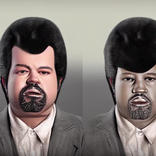 Image similar to hyperrealistic image of conway twitty disguised as kanye west, stunning 3 d render, inspired by istvan sandorfi & greg rutkowski & unreal engine, perfect facial symmetry, dim volumetric cinematic lighting, 8 k octane comprehensive render, extremely hyper - detailed, incredibly lifelike attributes, intricate, real flesh texture, masterpiece, artstation, stunning,