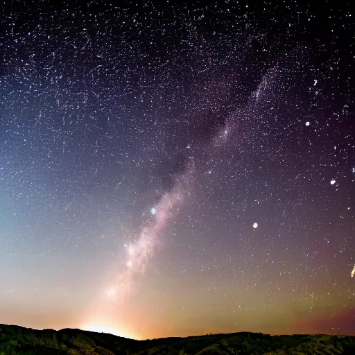 Image similar to HD Dslr professional photograph of landscape and a sky full of beautiful stars