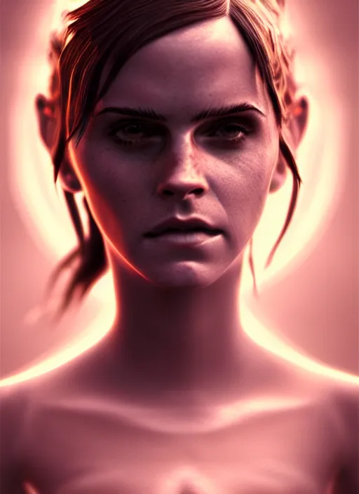 Prompt: Sith Lord playd by Emma Watson, studio light, photoreal, daz3d,intricate,elegant,highly detailed,8k,digital painting,concept art, sharp focus, illustration,golden ratio