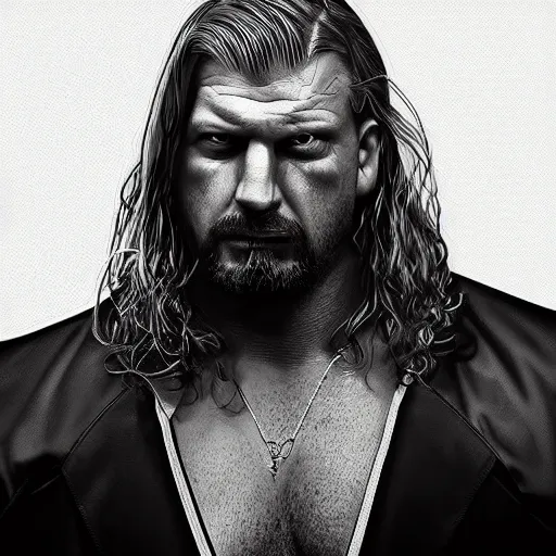 Triple h clearance black and white