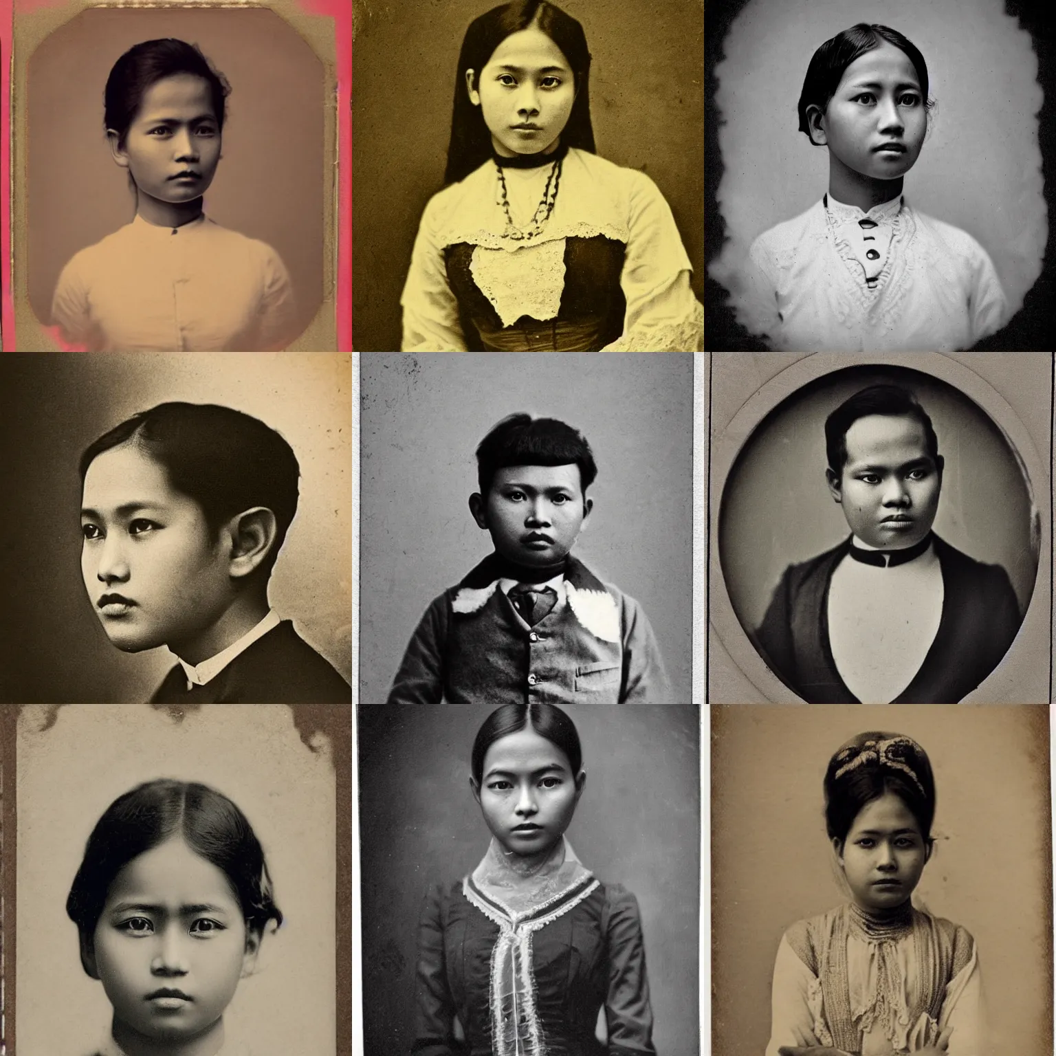 Prompt: victorian era photograph of anies baswedan, 1 8 9 0 photography, realistic face, symmetrical, photo studio, old photo