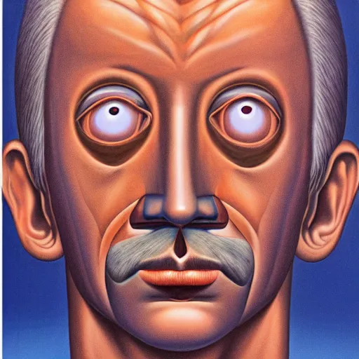 Prompt: portrait of charles 4 th by alex grey