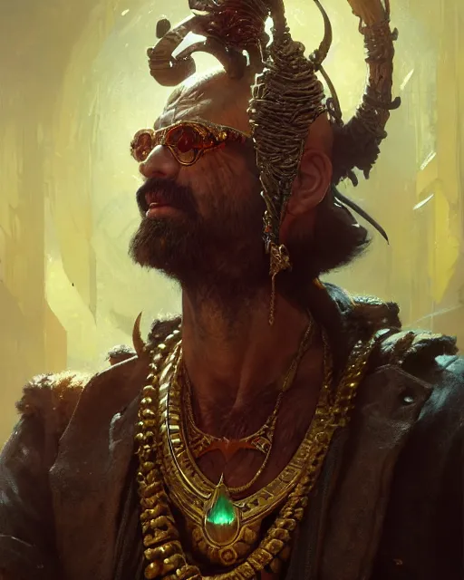 Prompt: wily thoth, fantasy character portrait, ultra realistic, concept art, intricate details, highly detailed by greg rutkowski, gaston bussiere, craig mullins, simon bisley