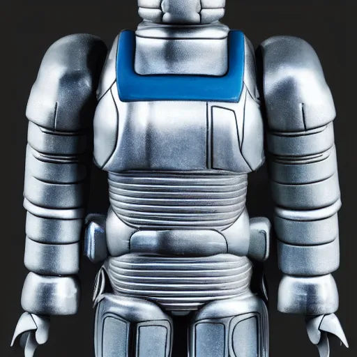 Prompt: product photo of a cyberman