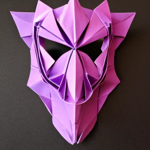 Image similar to illithid origami mask