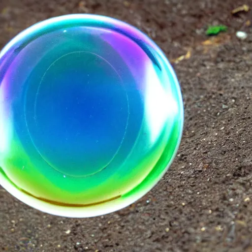 Prompt: photo of soap bubble