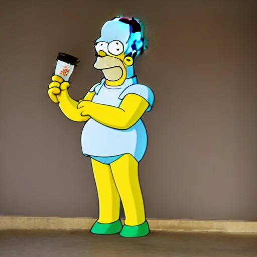 Prompt: Homer Simpsons as a person, XF IQ4, 150MP, 50mm, F1.4, ISO 200, 1/160s, natural light