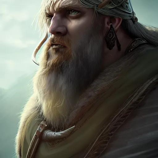 Image similar to Epic swedish viking, 4k, artstation, cgsociety, award-winning, masterpiece, stunning, beautiful, glorious, powerful, fantasy art