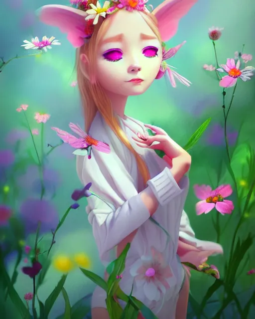 Image similar to 🧚🌸🌼💮 artstation