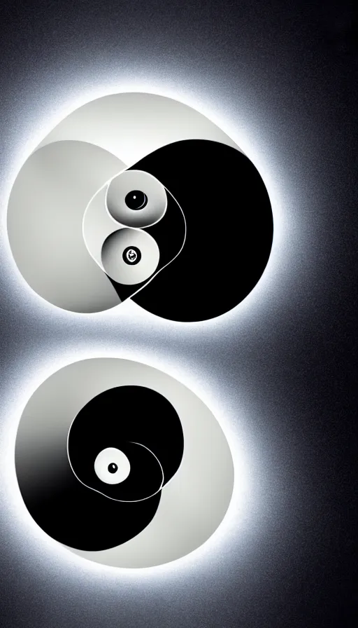 Image similar to Abstract representation of ying Yang concept, by Jason De Graaf