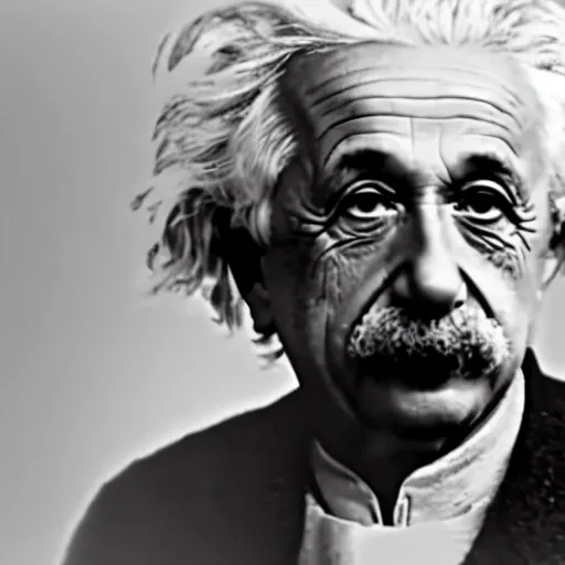 Image similar to albert einstein as a youtuber