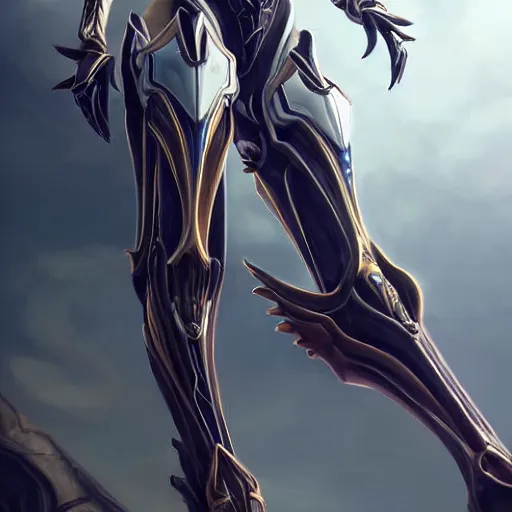 Prompt: highly detailed exquisite warframe fanart, worms eye view, looking up, at a 500 foot tall giant elegant beautiful saryn prime female warframe, as a stunning anthropomorphic robot female dragon, sleek smooth white plated armor, posing majestically and elegantly over your tiny form, close by, looking down at your pov, detailed legs looming over your pov, proportionally accurate, anatomically correct, sharp claws, two arms, two legs, robot dragon feet, camera close to the legs and feet, giantess shot, upward shot, ground view shot, leg and hip shot, front shot, epic cinematic shot, high quality, captura, realistic, professional digital art, high end digital art, furry art, giantess art, anthro art, DeviantArt, artstation, Furaffinity, 3D, 8k HD render, epic lighting