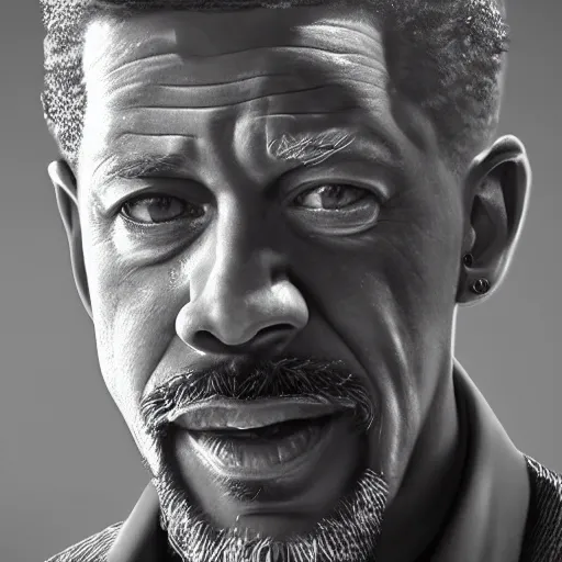 Prompt: hyperrealistic mixed media high resolution painting of Benjamin Hammond Haggerty Macklemore ((Morgan Freeman)), stunning 3d render inspired art by István Sándorfi and Greg Rutkowski and Unreal Engine, perfect facial symmetry, dim volumetric lighting, 8k octane beautifully detailed render, full body shot, post-processing, extremely hyper-detailed, intricate, epic composition, highly detailed attributes, highly detailed atmosphere, cinematic lighting, masterpiece, trending on artstation, very very detailed, masterpiece, stunning, flawless completion, lifelike texture, perfection,