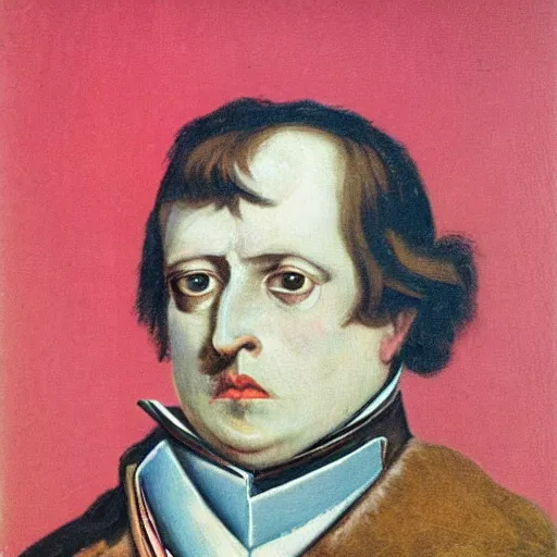 Image similar to Napoleon by Francis Bacon