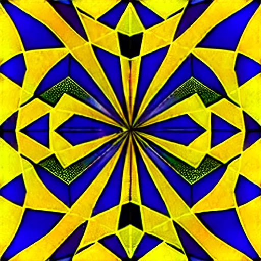 Image similar to illusory motion dazzle two - color symmetry pattern, void, perlin noise prismatic optical illusion