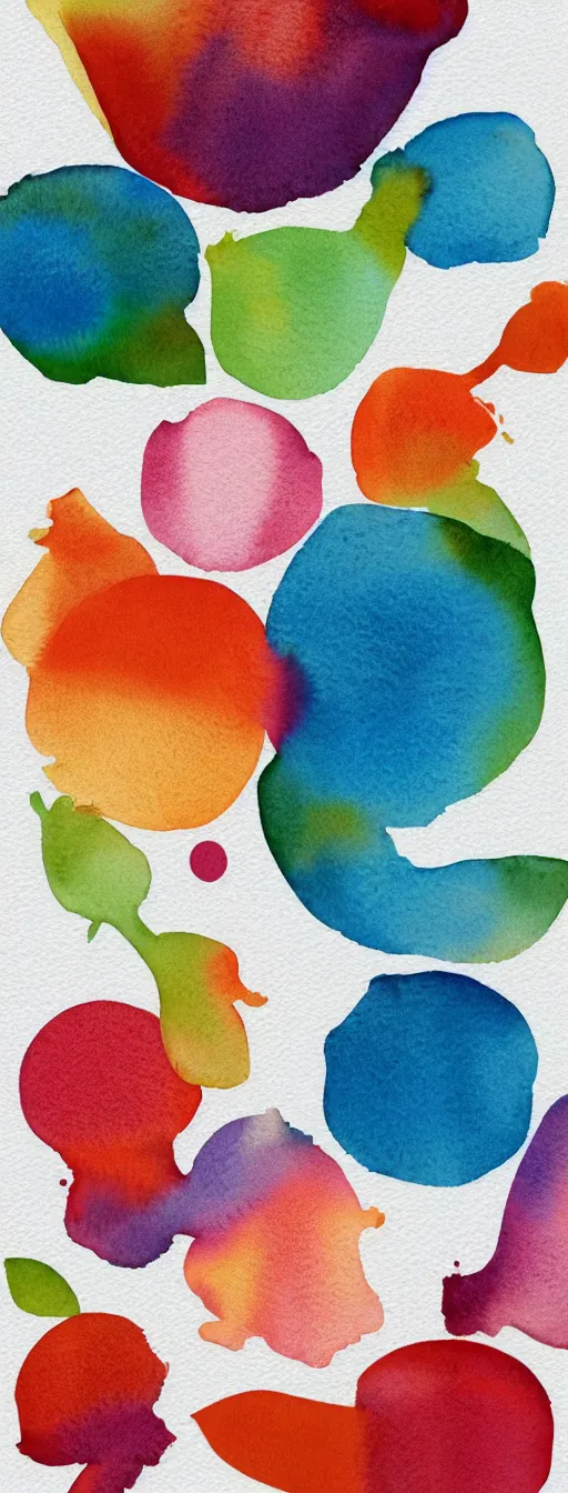 Prompt: minimalist watercolor art of flours on white background, illustration, vector art