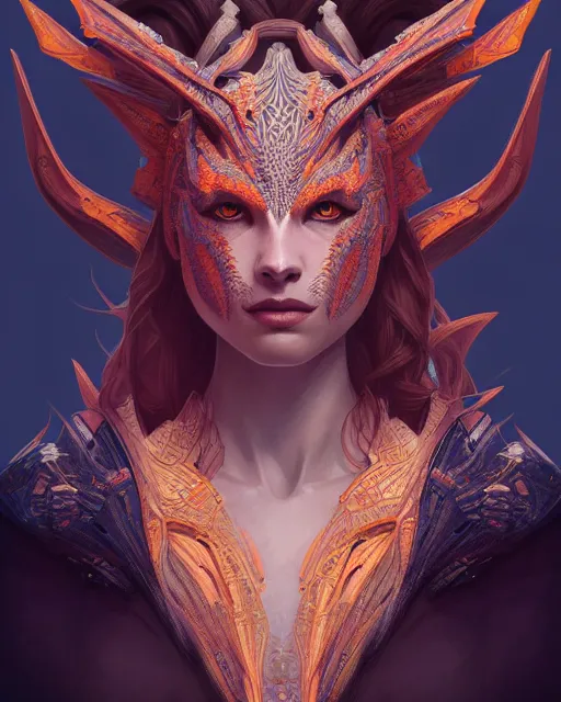 Prompt: symmetry!! portrait of a dragon in the style of horizon zero dawn, machine face, intricate, elegant, highly detailed, digital painting, artstation, concept art, smooth, sharp focus, illustration, art by artgerm and greg rutkowski and alphonse mucha, 8 k